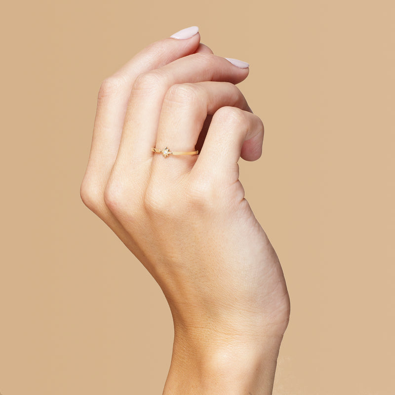 Mosuo Jewellery Diamant Nordstern Ring