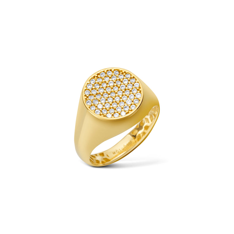 Mosuo Jewellery Diamant Signet Ring
