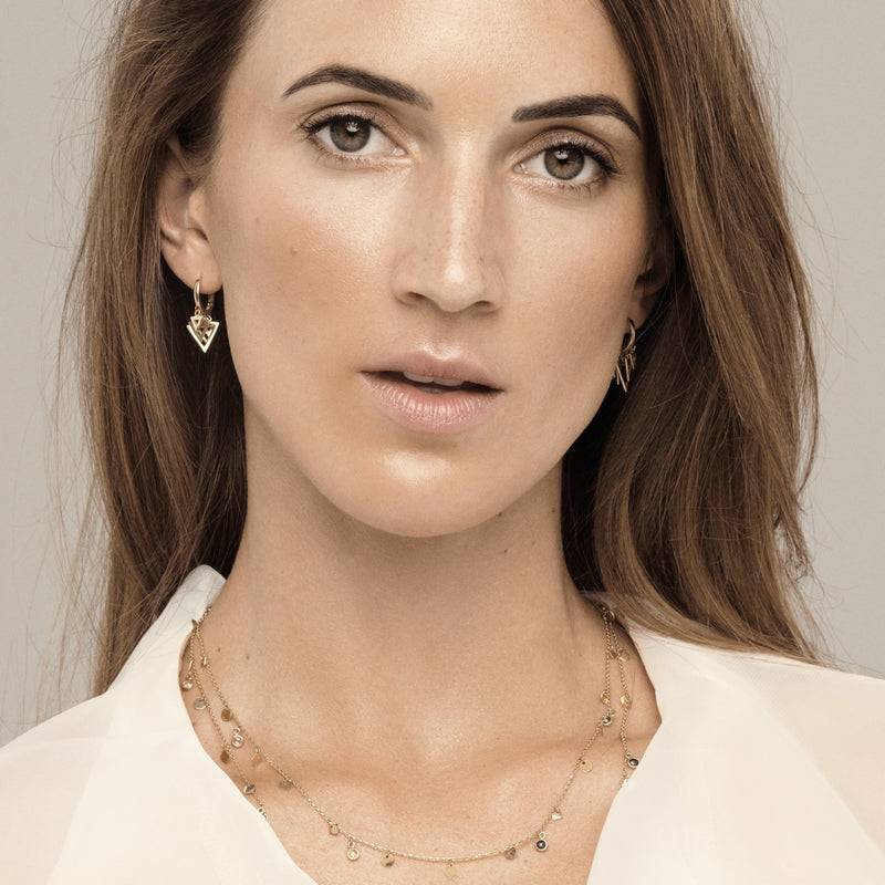 Mosuo Jewellery Dreieck Charm Creolen