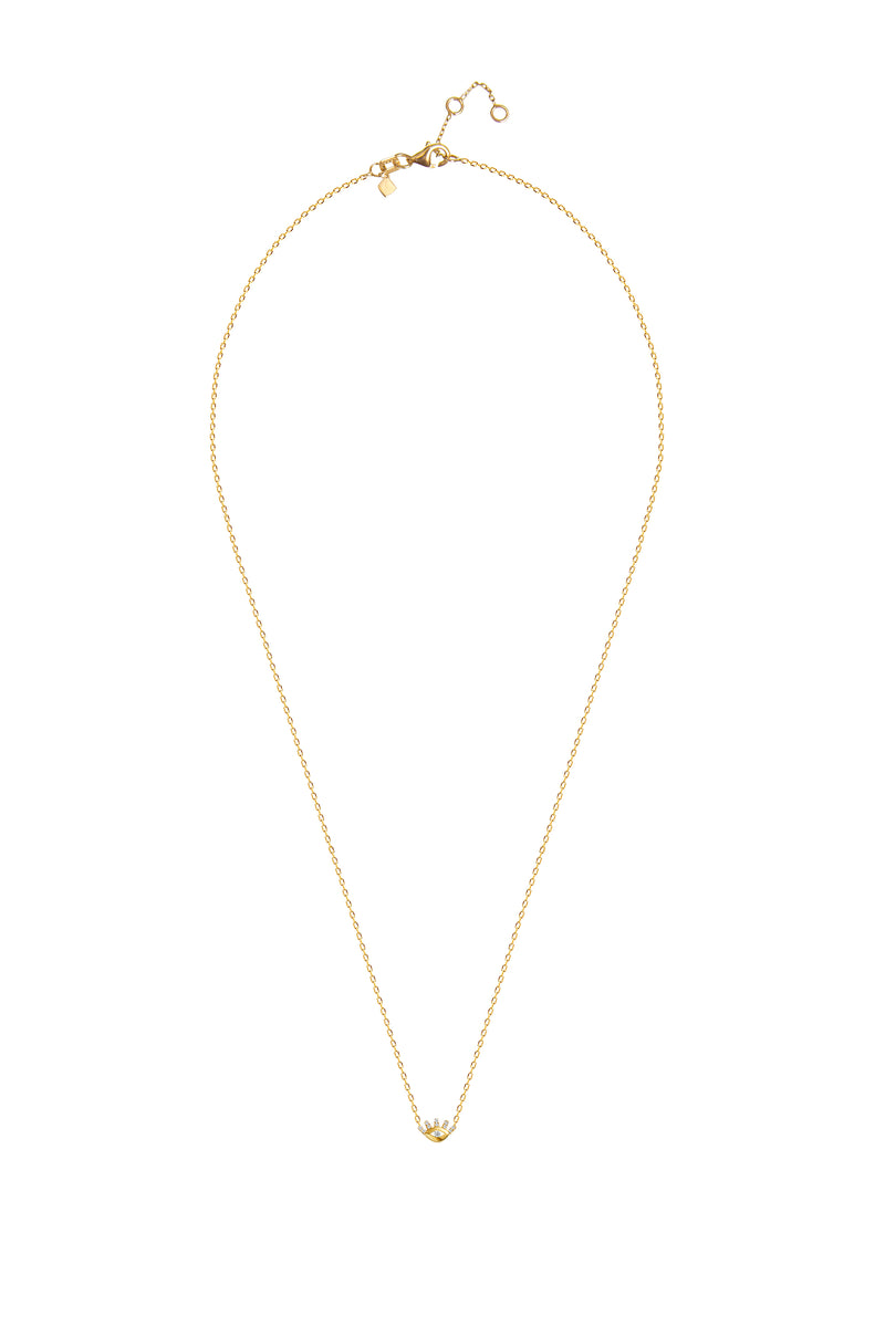 Mosuo Jewellery Evil Eye Diamant Halskette