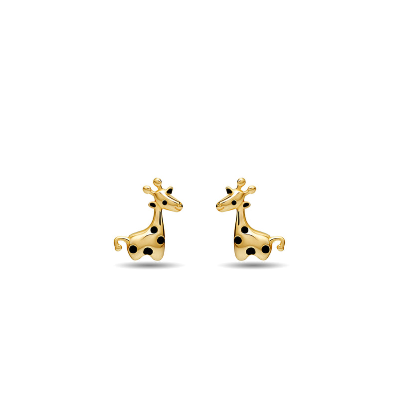 Mosuo Jewellery KIDS Emaille Giraffen Ohrstecker