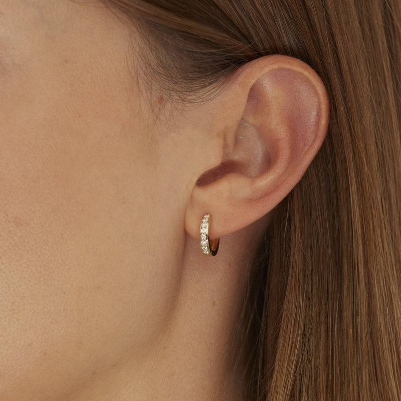 Mosuo Jewellery LUSH Diamant Creolen