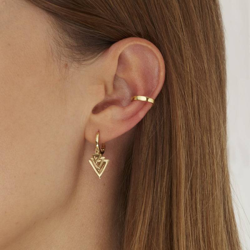 Mosuo Jewellery Ohrklemme Gold - Vermeil