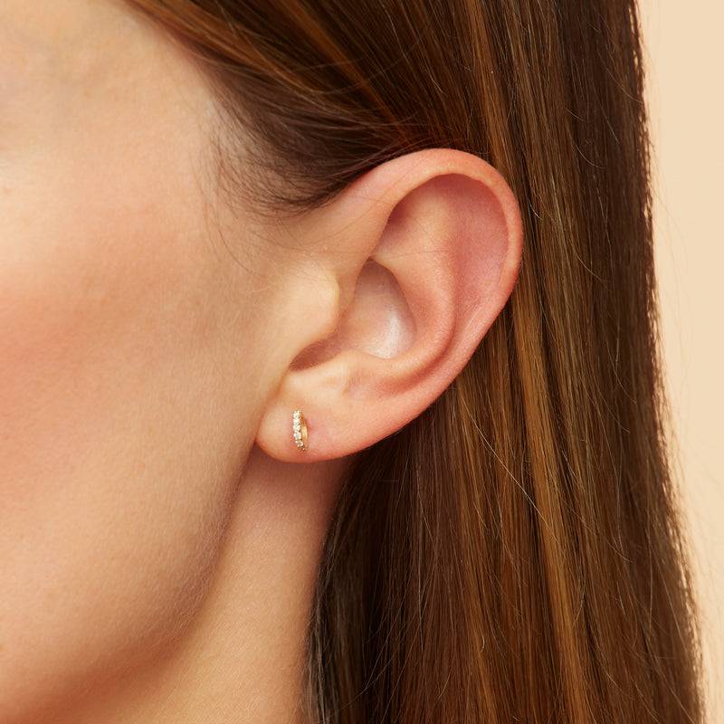 Mosuo Jewellery Orbit Diamant Ohrstecker