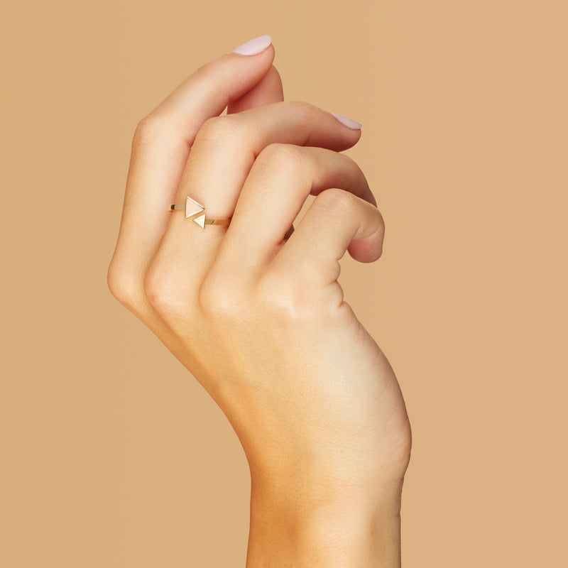 Mosuo Jewellery Pfeil Rosé Ring