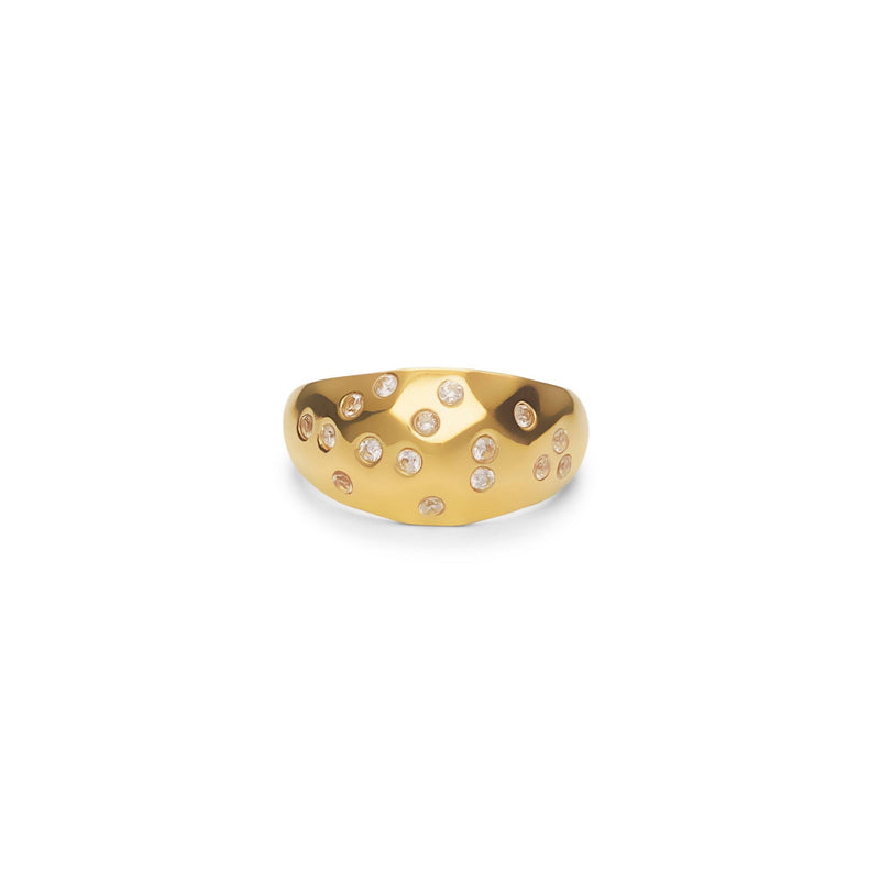 Mosuo Jewellery Sternenhimmel Topas Ring - Vermeil