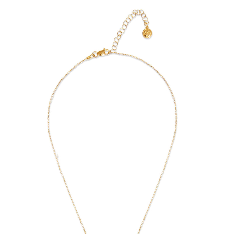 Mosuo Jewellery Teardrop Lariat Halskette - Vermeil