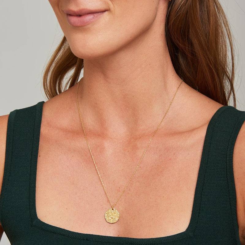 Mosuo Jewellery Vollmond Halskette - Vermeil