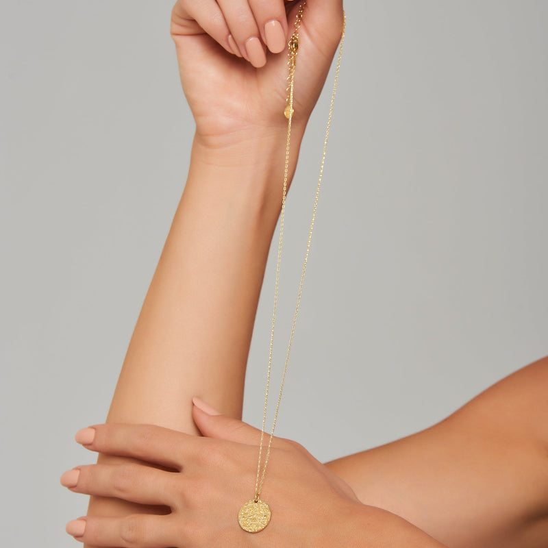 Mosuo Jewellery Vollmond Halskette - Vermeil