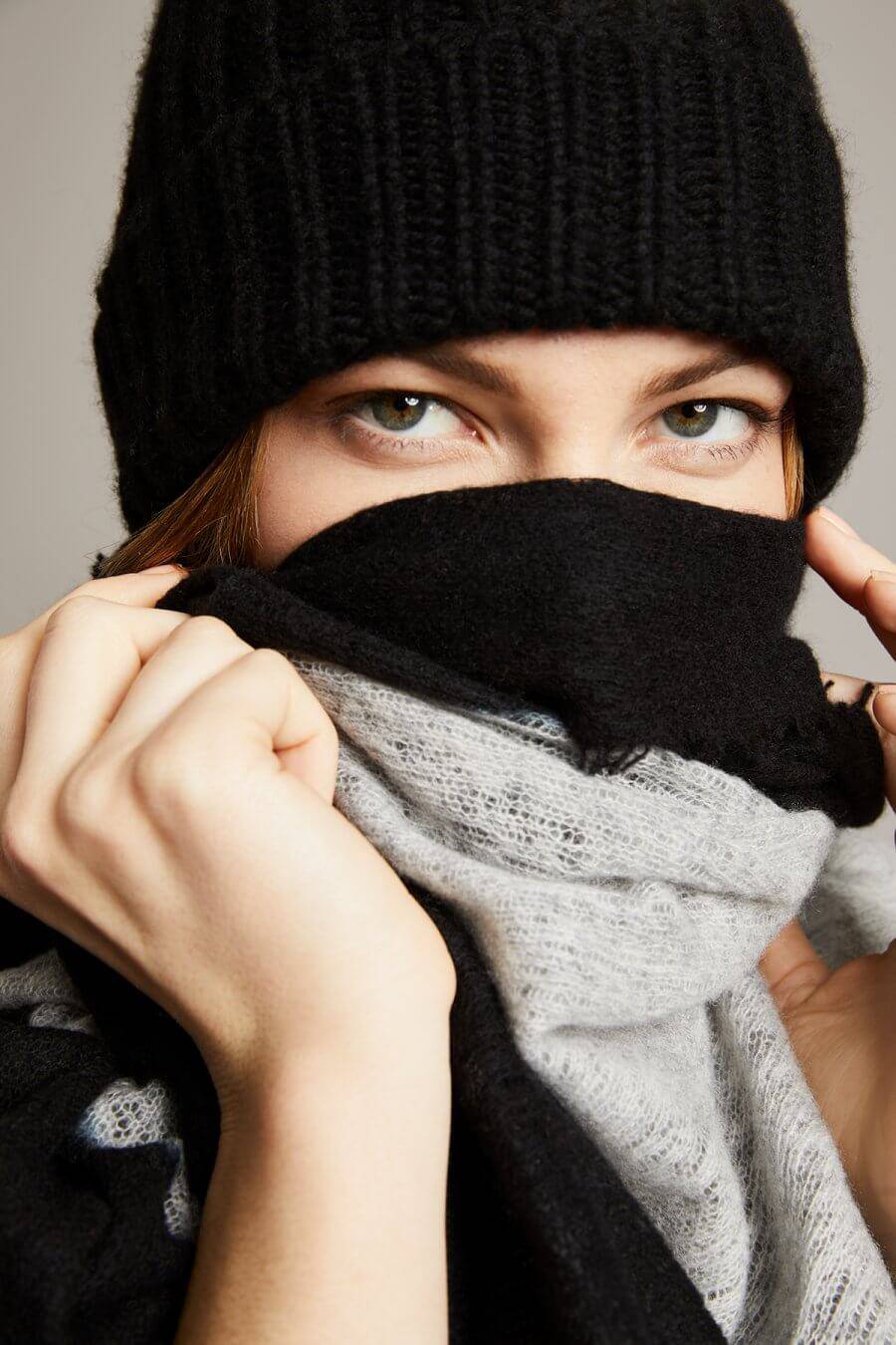 Mouleta Kaschmir Strick Mütze