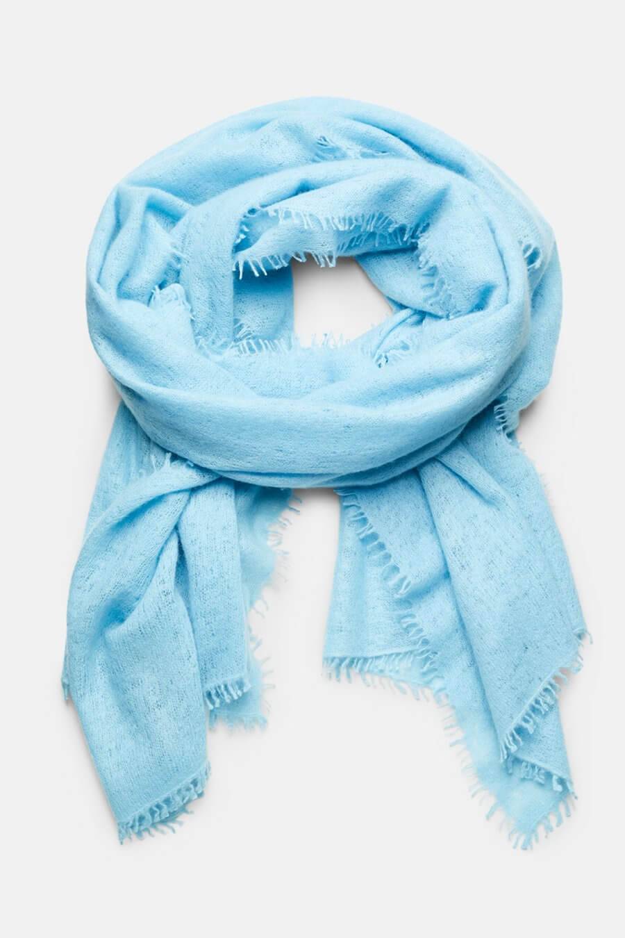 Mouleta Kaschmirschal blau Colors