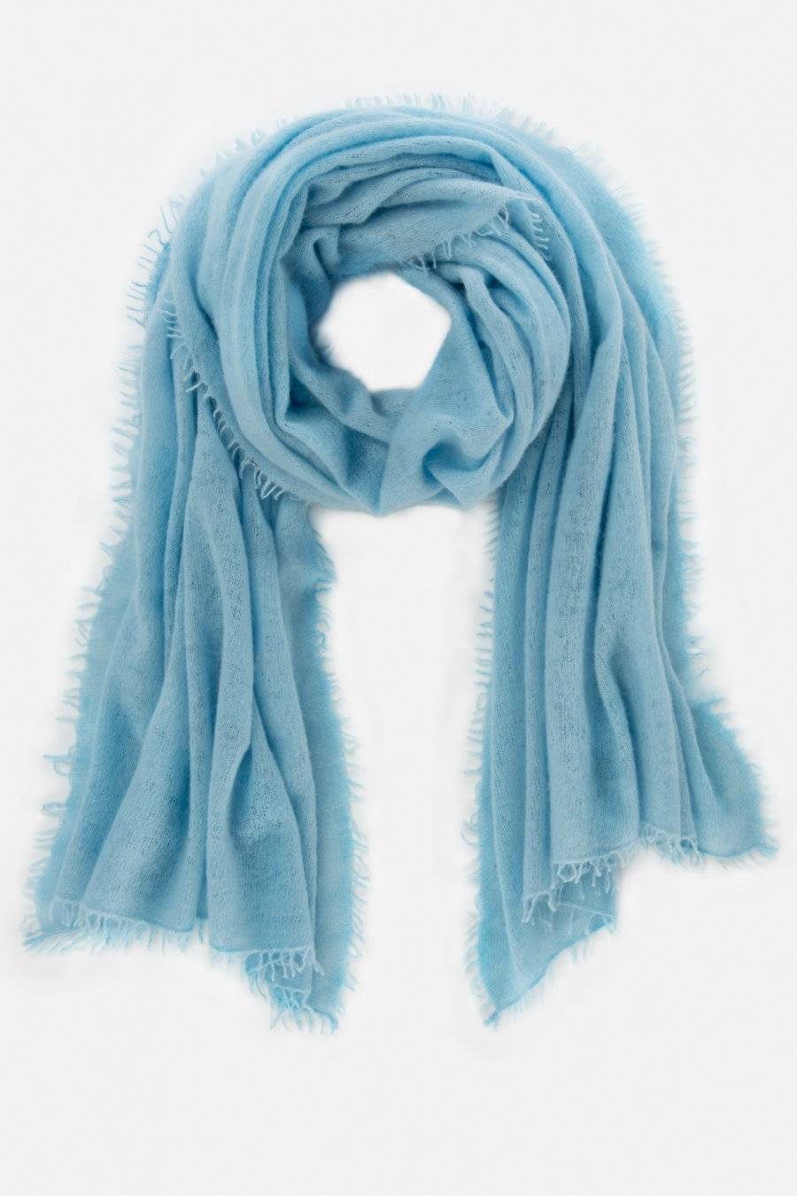 Mouleta Kaschmirschal blau Colors