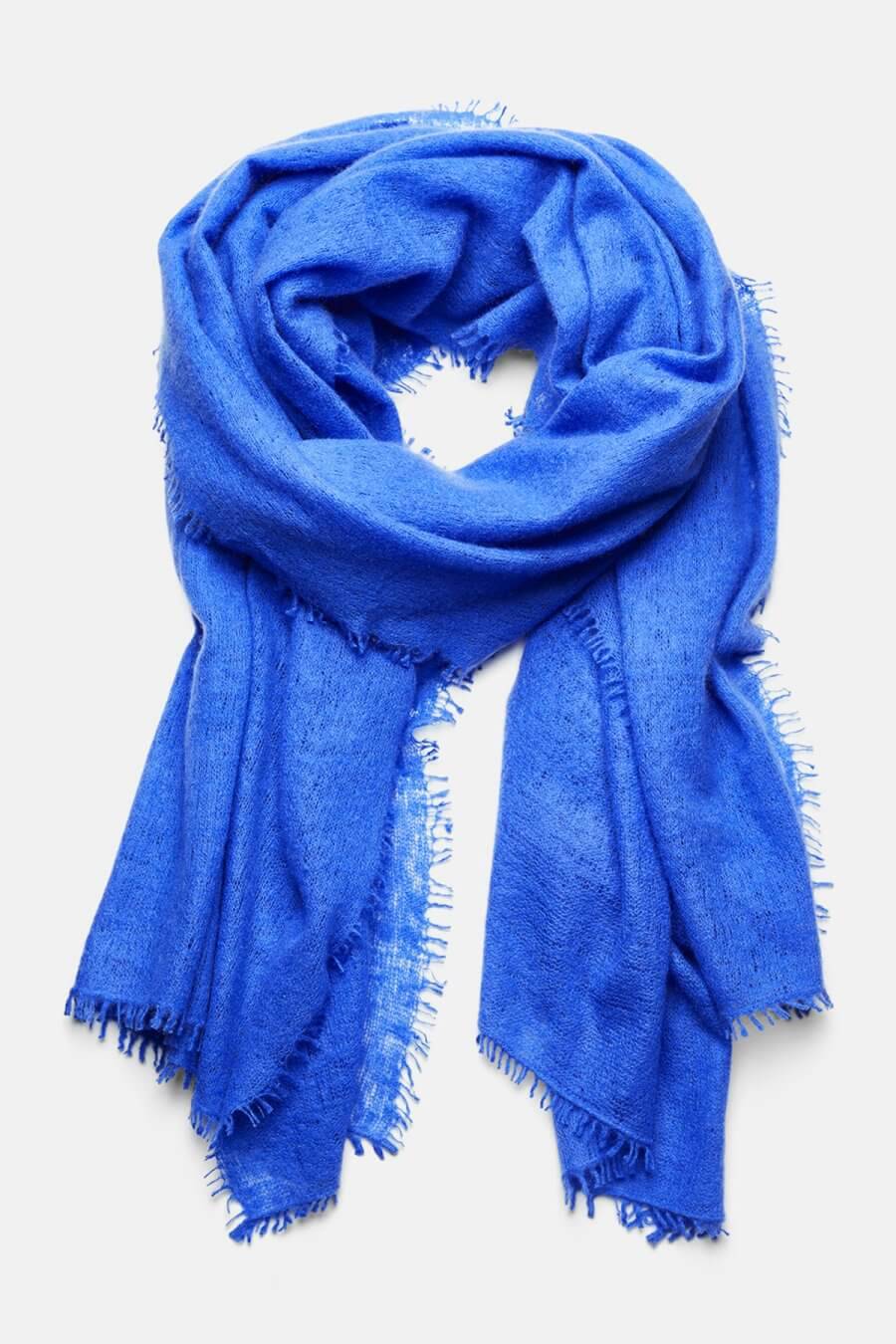 Mouleta Kaschmirschal blau Colors