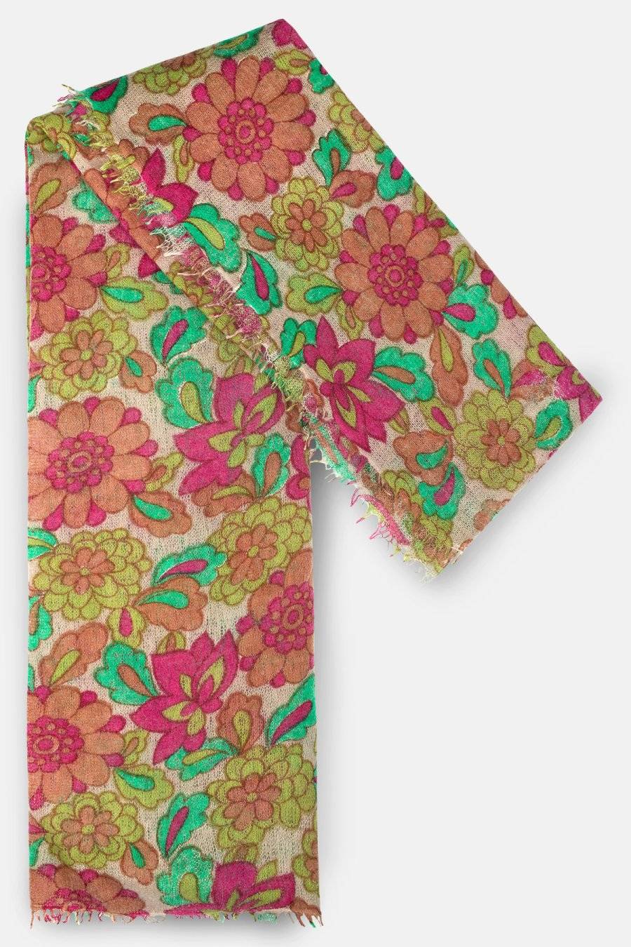 Mouleta Kaschmirschal Flower Print