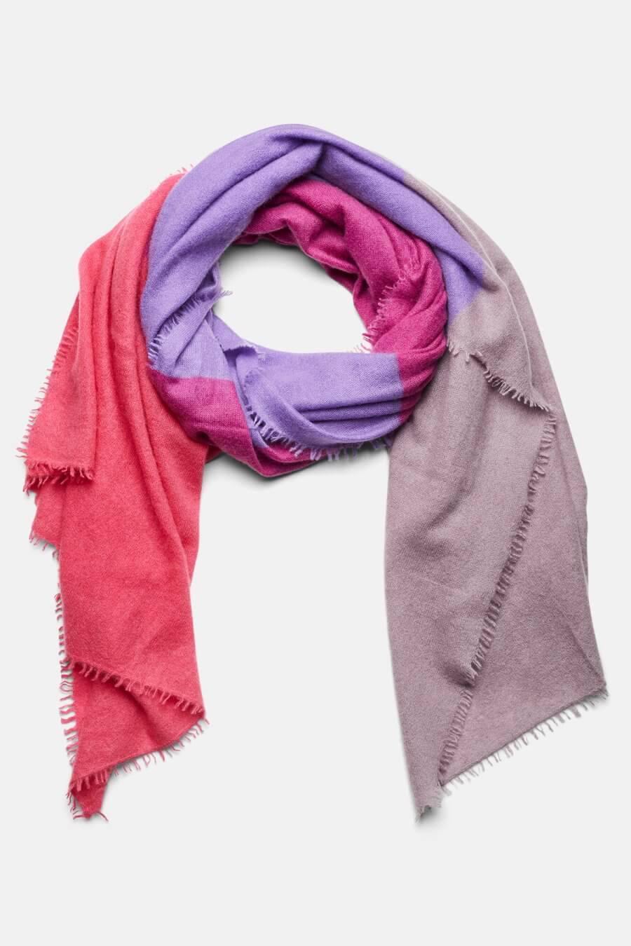 Mouleta Kaschmirschal – Four Color Block