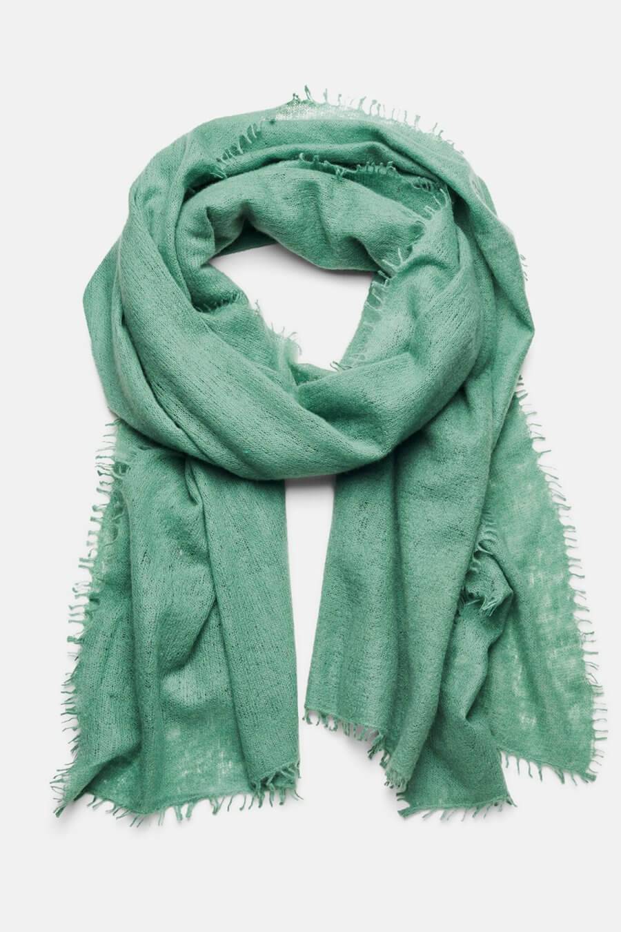 Mouleta Kaschmirschal grün Colors