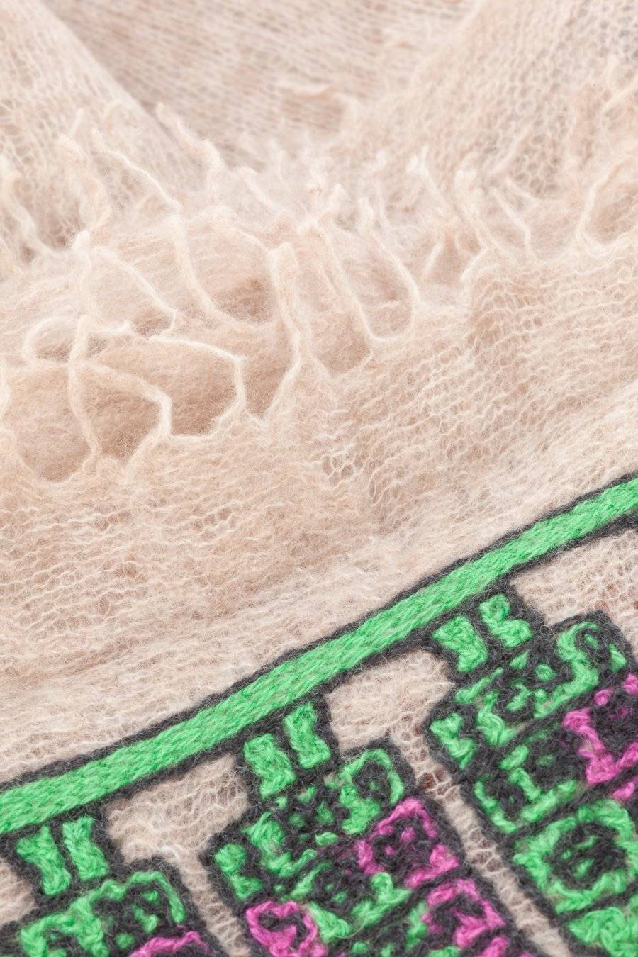 Mouleta Kaschmirschal Hand Embroidery