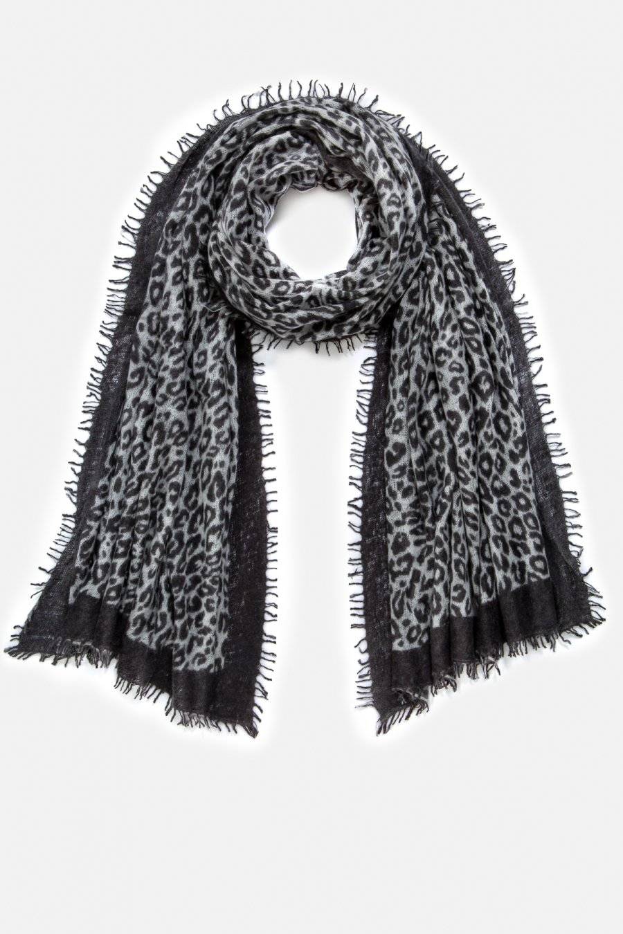 Mouleta Kaschmirschal Leo Print