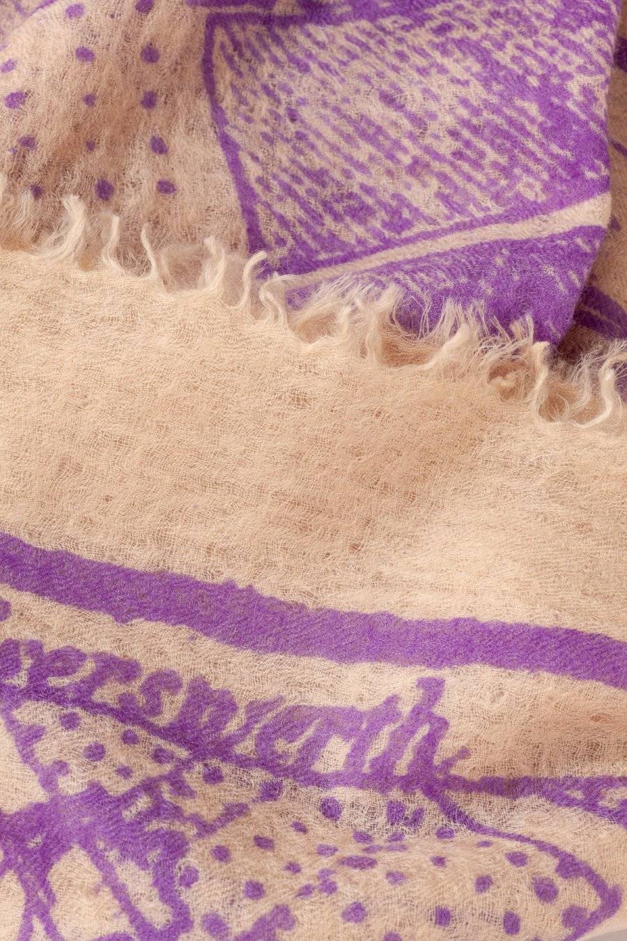 Mouleta Kaschmirschal Map Print