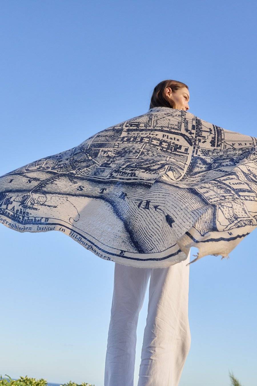 Mouleta Kaschmirschal Map Print