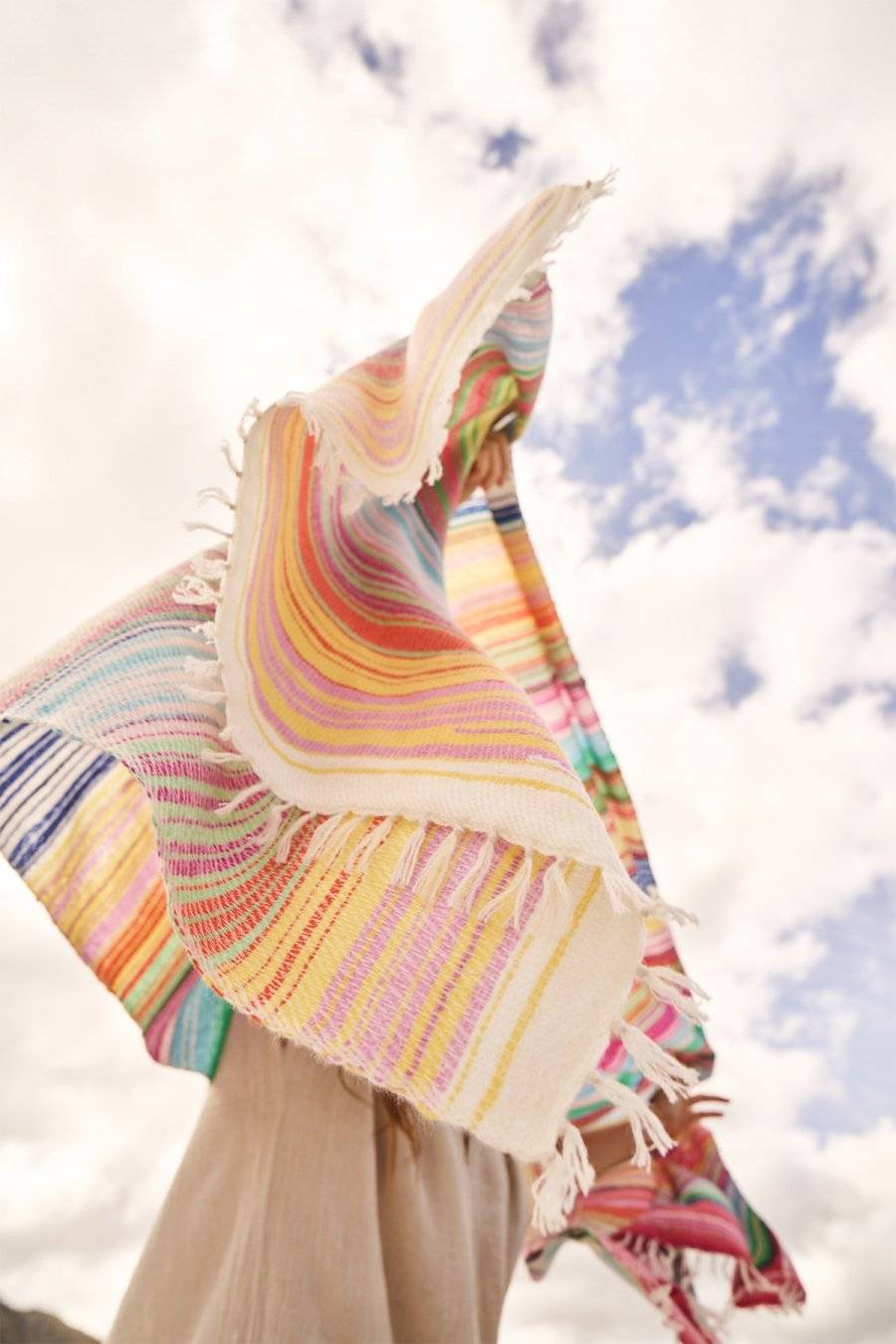 Mouleta Kaschmirschal – Multicolor Handloom