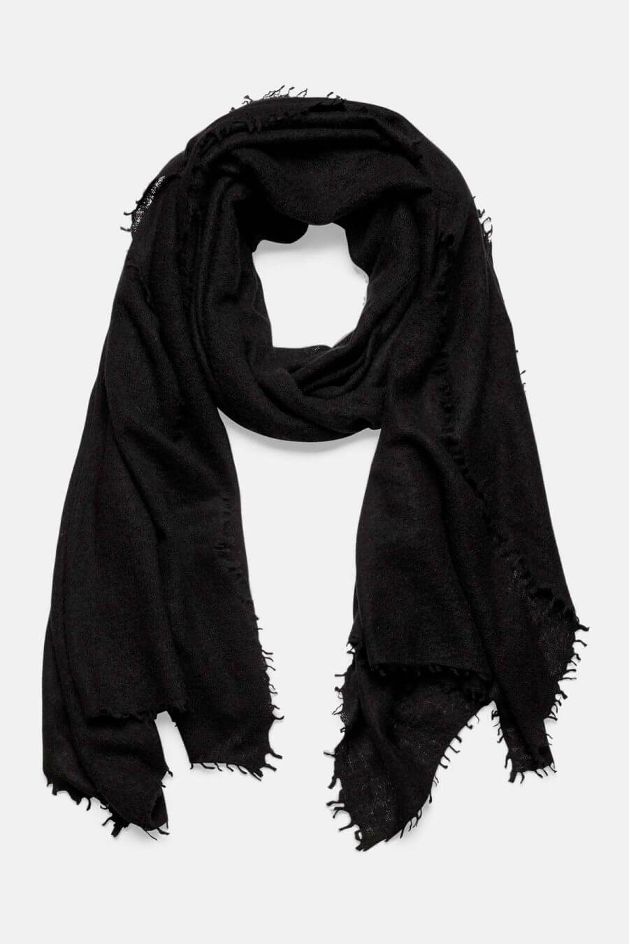 Mouleta Kaschmirschal schwarz Colors
