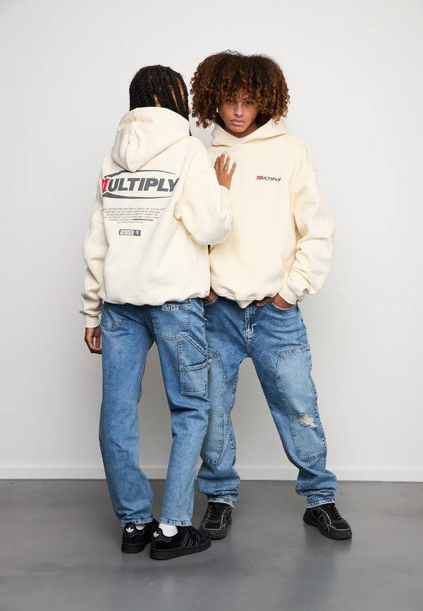Multiply Spparel Oversize Hoodie ACCUSED Egret