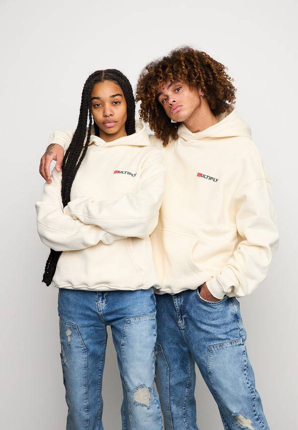 Multiply Spparel Oversize Hoodie ACCUSED Egret
