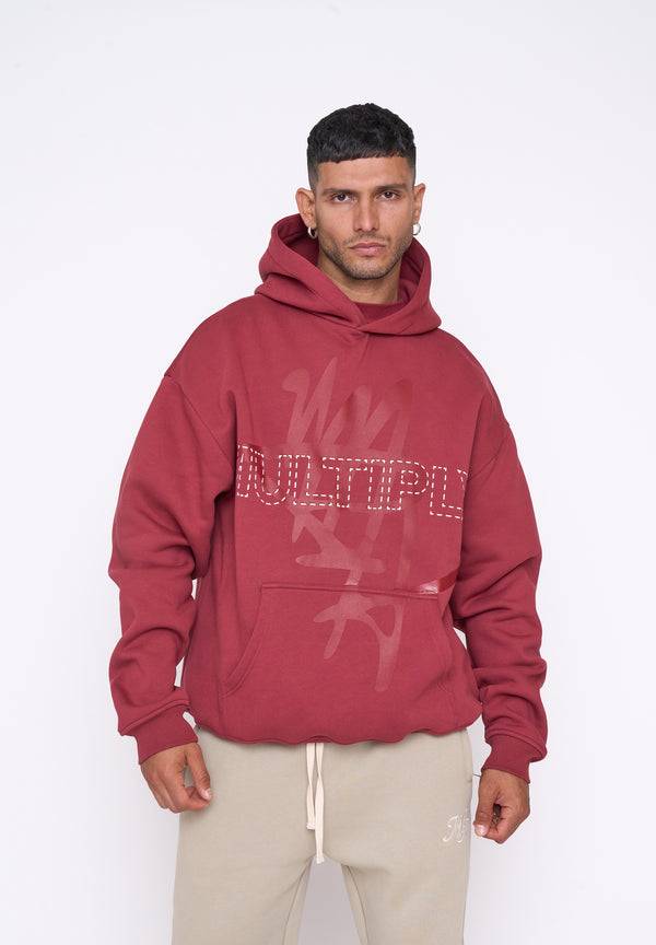 Multiply Spparel Oversize Hoodie BASE Ruby Wine