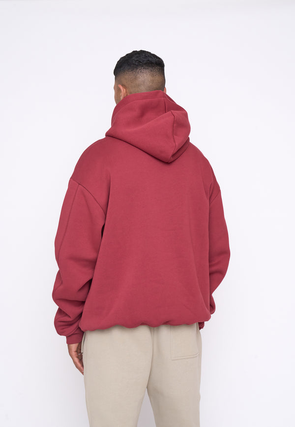 Multiply Spparel Oversize Hoodie BASE Ruby Wine