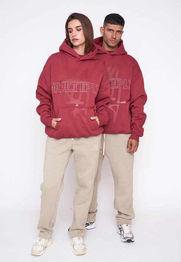 Multiply Spparel Oversize Hoodie BASE Ruby Wine
