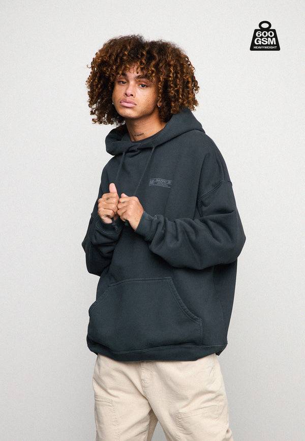 Multiply Spparel Oversize Hoodie HEAVY Black Soda