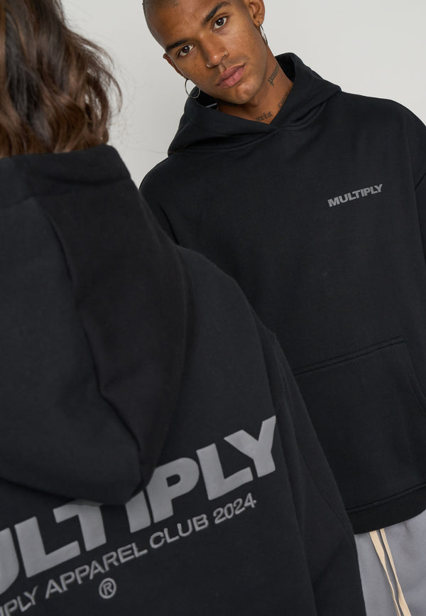 Multiply Spparel Oversize Hoodie MULTIPLY 2 Black