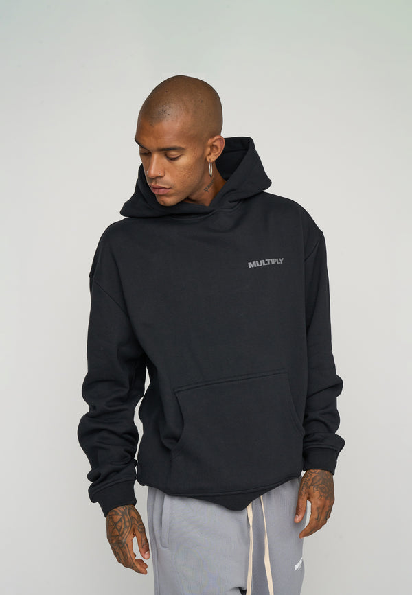Multiply Spparel Oversize Hoodie MULTIPLY 2 Black