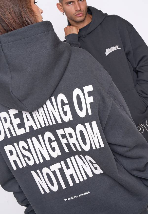 Multiply Spparel Oversize Hoodie RISING Black Soda