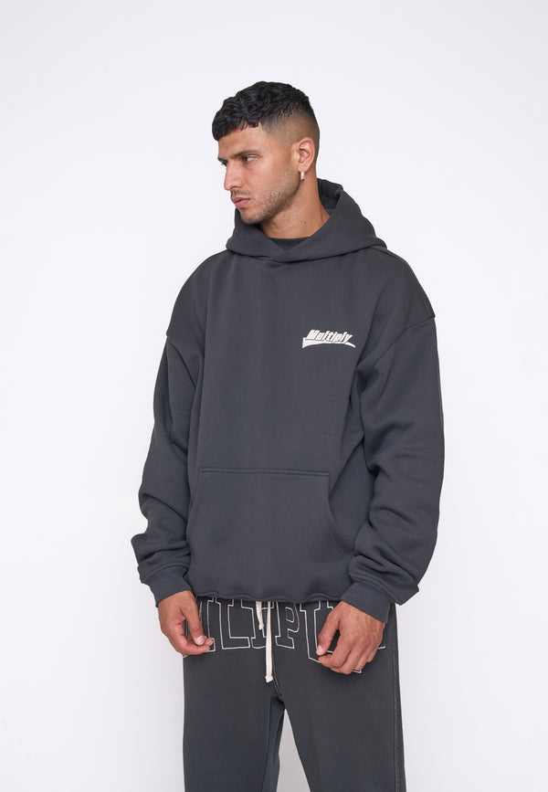 Multiply Spparel Oversize Hoodie RISING Black Soda