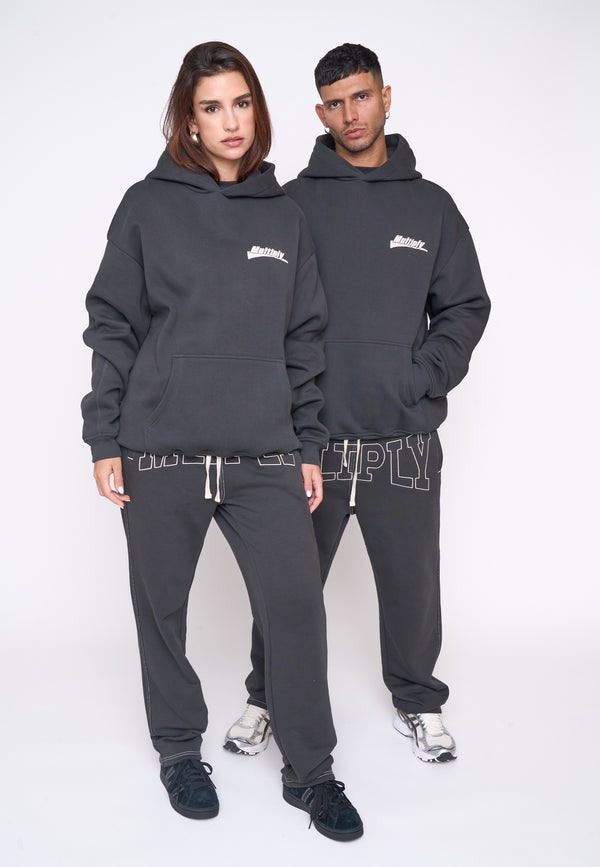Multiply Spparel Oversize Hoodie RISING Black Soda