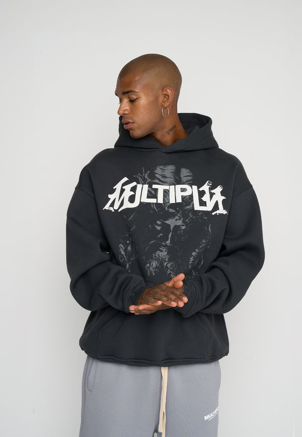 Multiply Spparel Oversize Hoodie SACRED Black Soda