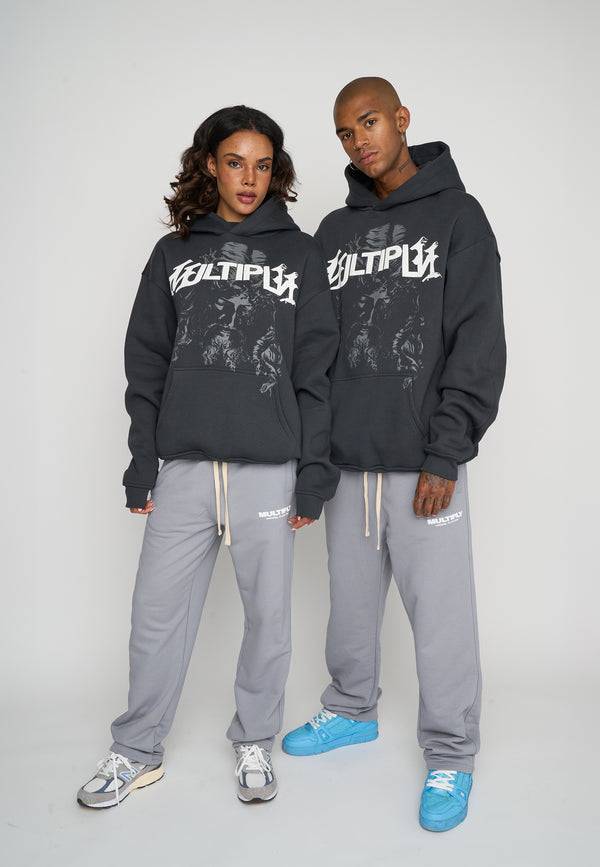 Multiply Spparel Oversize Hoodie SACRED Black Soda