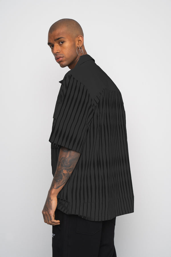Multiply Spparel Oversize Shirt BARS Black Soda