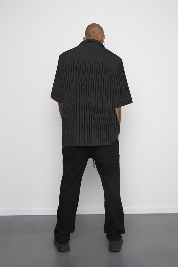 Multiply Spparel Oversize Shirt BARS Black Soda