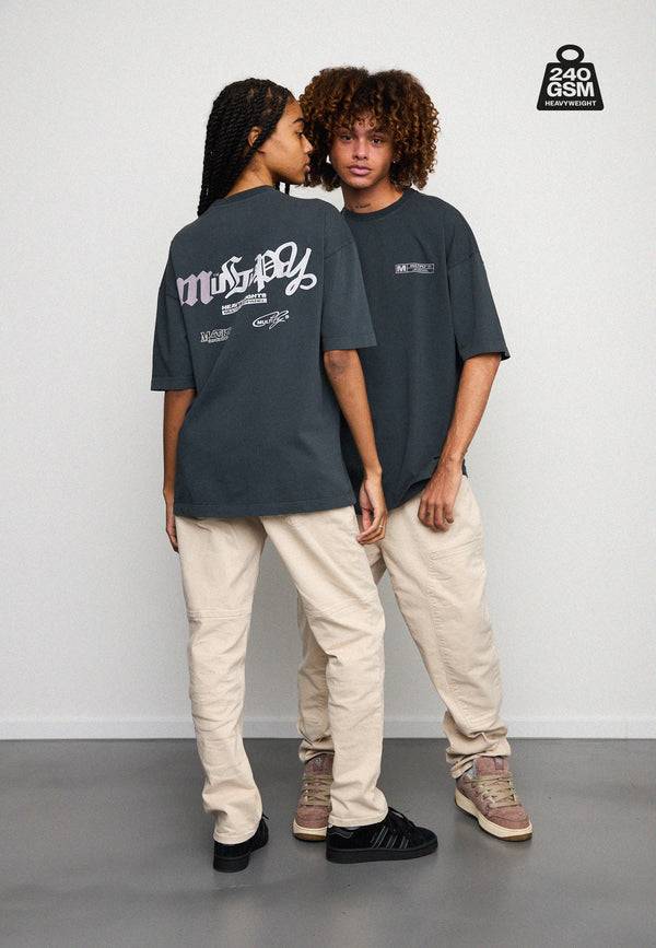 Multiply Spparel Oversize T-Shirt HEAVY Black Soda