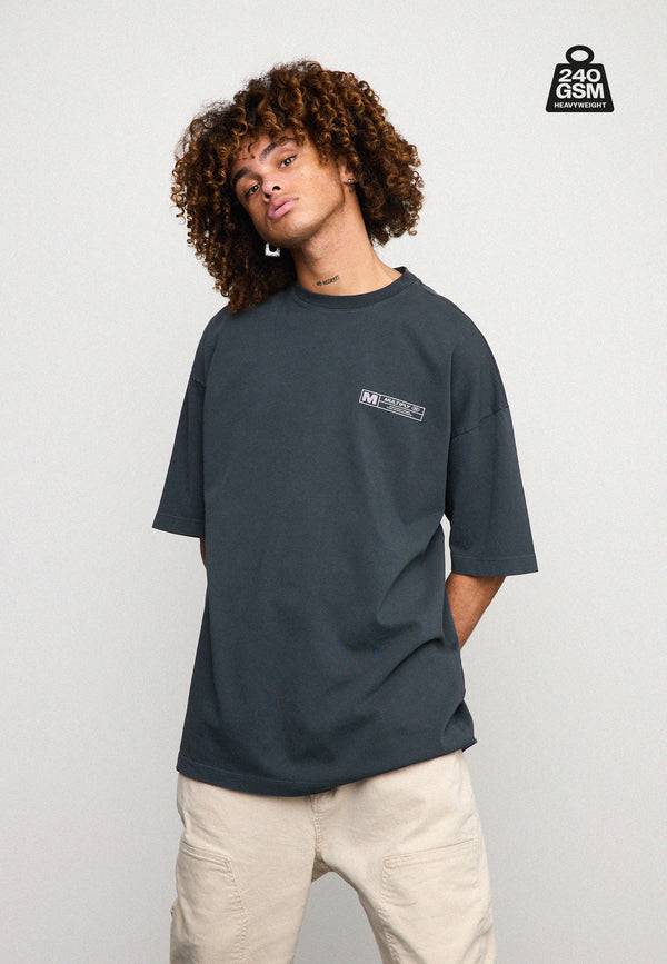 Multiply Spparel Oversize T-Shirt HEAVY Black Soda
