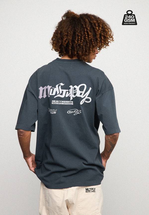 Multiply Spparel Oversize T-Shirt HEAVY Black Soda