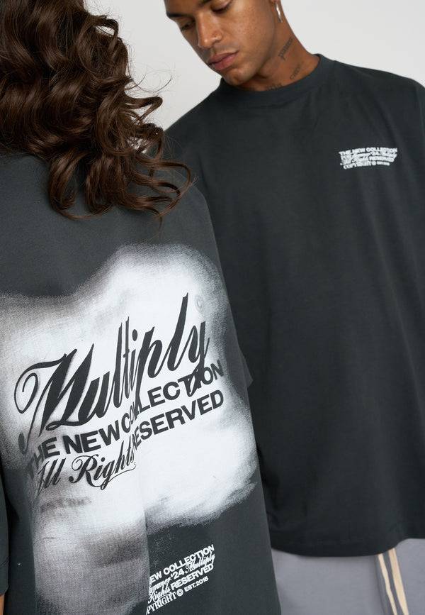 Multiply Spparel Oversize T-Shirt SKY Black Soda