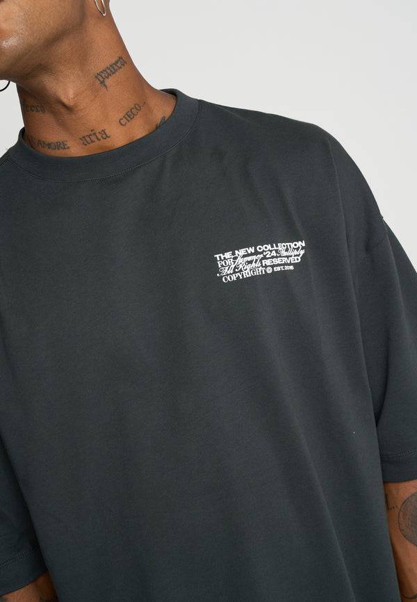 Multiply Spparel Oversize T-Shirt SKY Black Soda