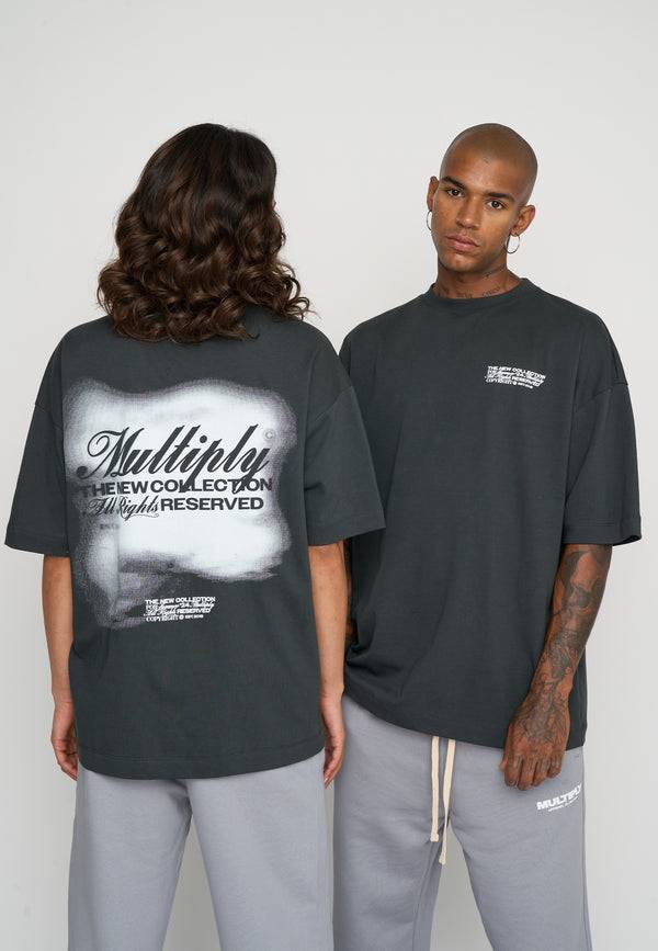 Multiply Spparel Oversize T-Shirt SKY Black Soda