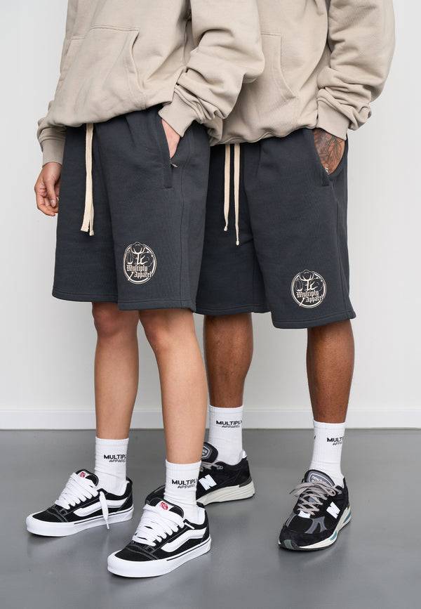 Multiply Spparel Shorts ANTIQUE Black Soda Washed