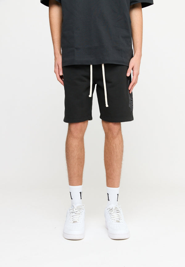Multiply Spparel Shorts ANXIETY Black Soda Washed