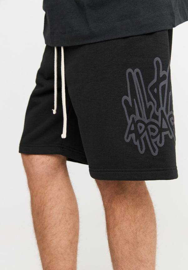 Multiply Spparel Shorts ANXIETY Black Soda Washed